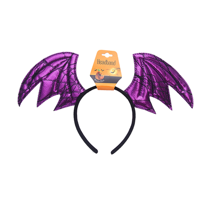 Bat Wing Headband Purple
