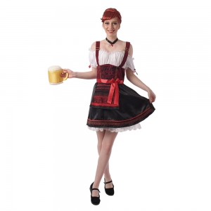 Beer Girl Costume Black Skirt