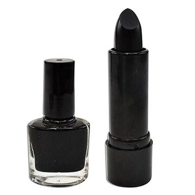 Black Lipstick Nail Polish Set