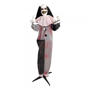 Black & White Animated Clown with Lights & Sound - Online Costume Shop ...