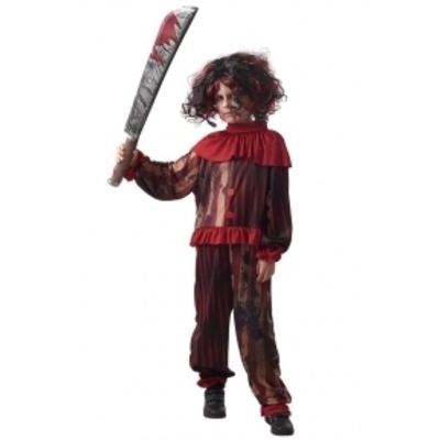 Boy Creepy Clown Costume