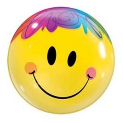 Bright Smile Face Bubble Balloon