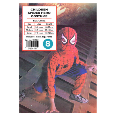 Children Spider Hero Costume S