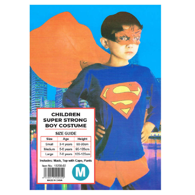 Children Superhero Costume M
