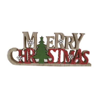 Christmas Sign Wooden Tabletop