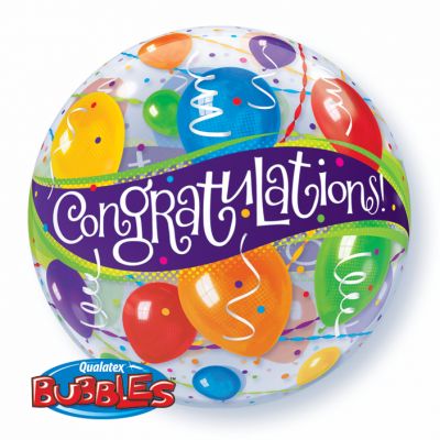 Congratulations Balloons Bubble Balloon