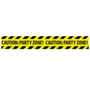 Construction Party Zone Tape 6m
