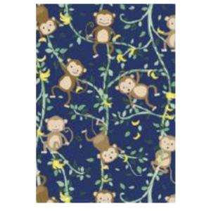 Cute Monkeys Folded Wrap