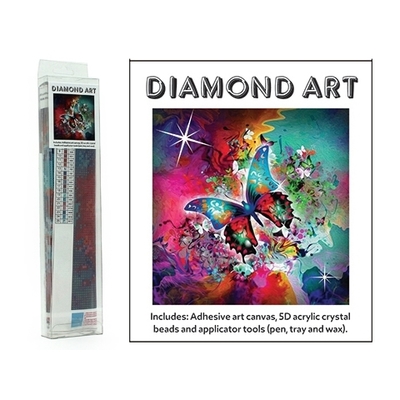 Diamond Art Kit Colourful Butterfly