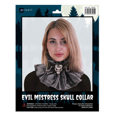 Evil Mistress Skull Collar