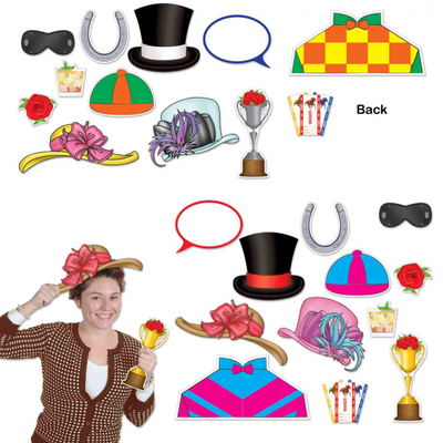 Horse Racing Photo Booth Props Fun Signs