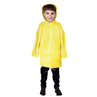 Kids Yellow Raincoat Costume