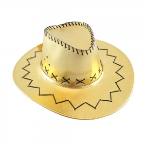 Metallic Gold Cowboy Hat