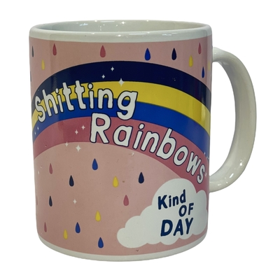 Novelty Mug Shitting Rainbows 1