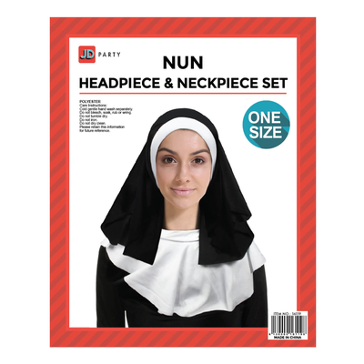 Nun Headpiece Neckpiece Set