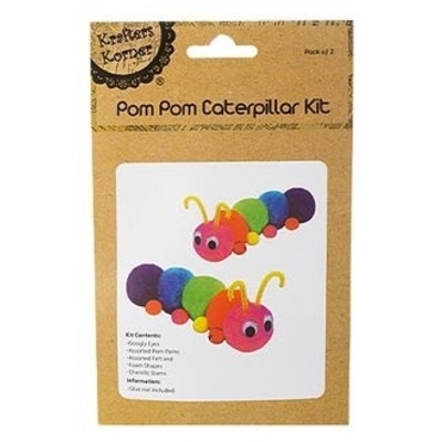 Pom Pom Caterpillar Kit