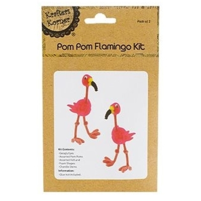 Pom Pom Flamingo Kit 2