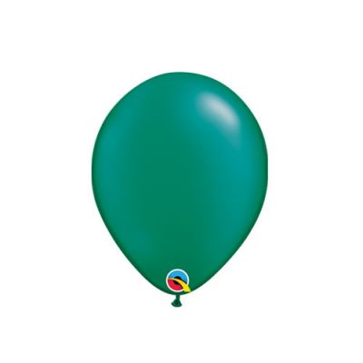 Qualatex 12cm Pearl Emerald Green Latex Balloon