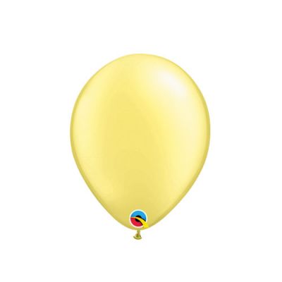 Qualatex 12cm Pearl Lemon Chiffon Latex Balloon