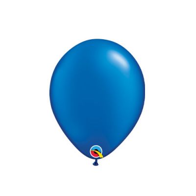 Qualatex 12cm Pearl Sapphire Blue Latex Balloon