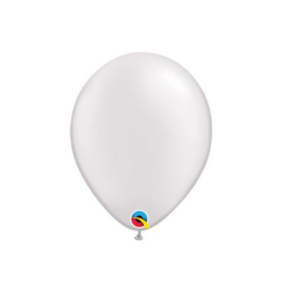 Qualatex 12cm Pearl White Latex Balloon