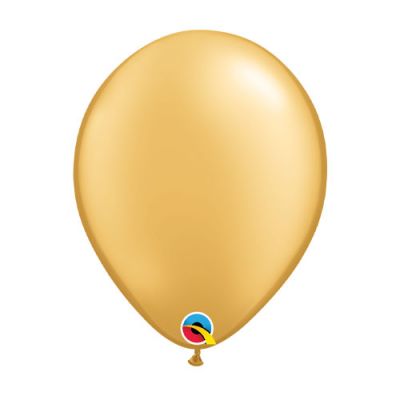 Qualatex 30cm Metallic Gold Latex Balloon