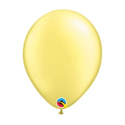 Qualatex 30cm Pearl Lemon Chiffon Latex Balloon
