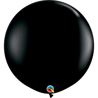 Qualatex 90cm Fashion Onyx Black Latex Balloon
