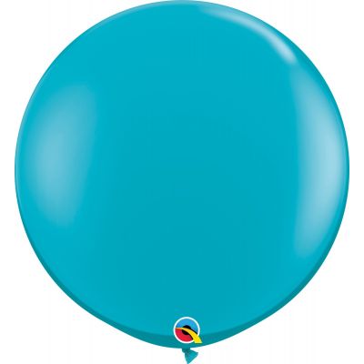 Qualatex 90cm Fashion Tropical Teal Latex Balloon