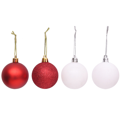Red White Baubles