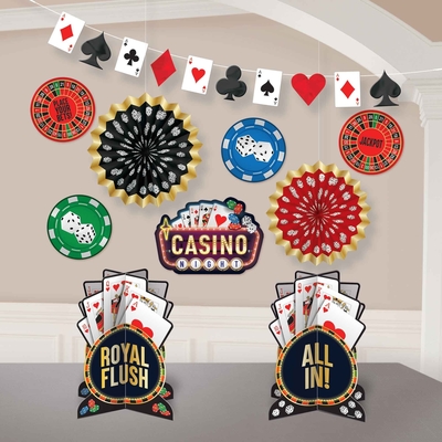 Roll The Dice Casino Room Decoration Kit 1