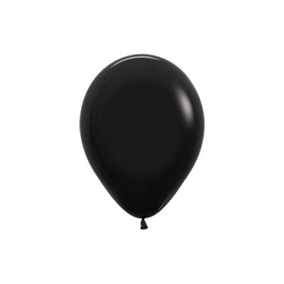 Sempertex 12cm Fashion Black Balloon