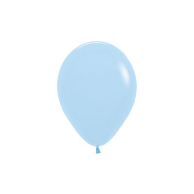 Sempertex 12cm Pastel Matte Blue Latex Balloon