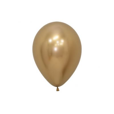 Sempertex 12cm Reflex Gold Latex Balloon