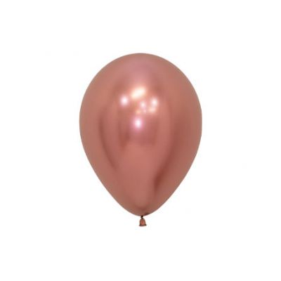 Sempertex 12cm Reflex Rose Gold Latex Balloon