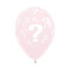Sempertex 30cm Pink Question Marks Pastel Matte Latex Balloons