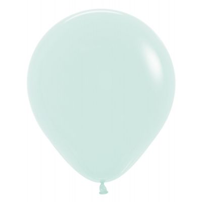Sempertex 45cm Pastel Matte Green Latex Balloon