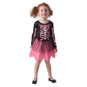 Toddler Pink Skeleton Costume