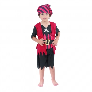 Toddler Red Pirate Costume