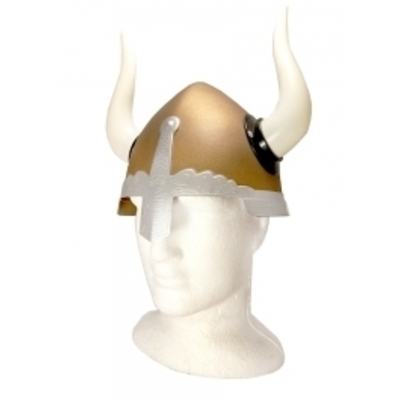 Viking Helmet with Bone Horns