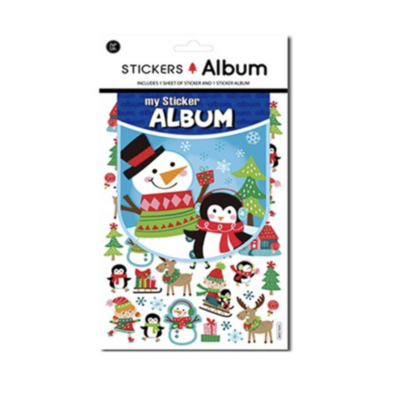 Xmas Stickers Album Set