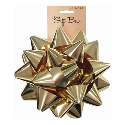15cm Gold Star Bow