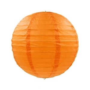 25cm Orange Paper Lantern