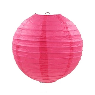 30cm Hot Pink Paper Lantern 1