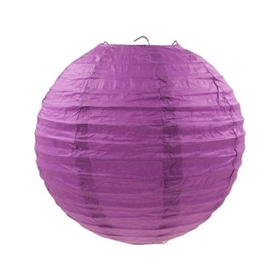 30cm Purple Paper Lantern 2