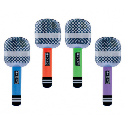 4pk Inflatable Microphones