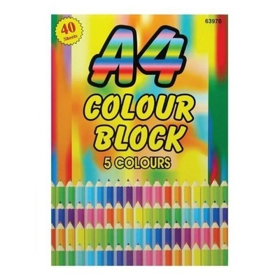 A4 Colour Pad 40 pages