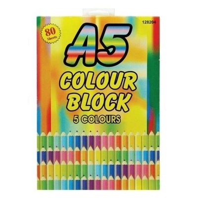 A5 Colour Pad 80 Sheets