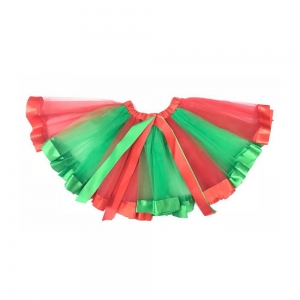 Adult Christmas Red Green Tutu
