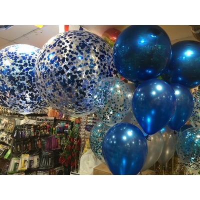 Blue Theme Balloon Bouquet